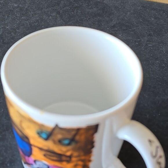 VTG Starbucks 1998 Coffee Break Essentials Mug – Eclectic Jumbo Ceramic Cup - Picture 7 of 13